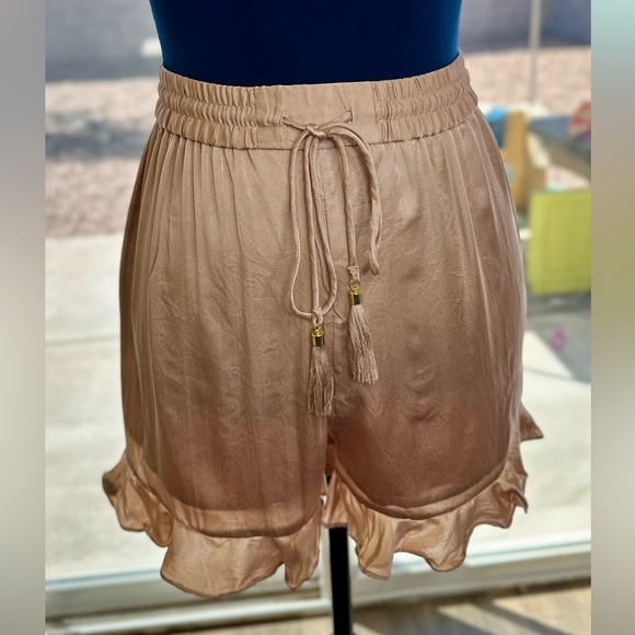 EUC Zimmermann Nude Silk Flutter Shorts - Picture 6 of 17